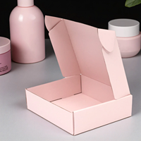 Caja de Cartón Corrugado Impresa Personalizada con Logotipo para Envíos de Comercio Electrónico, Ropa, Belleza y Regalos