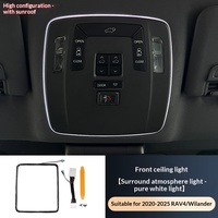 Éclairage d'ambiance avant pour toit, compatible Toyota RAV 4 et Toyota Weilanda 2020-2025