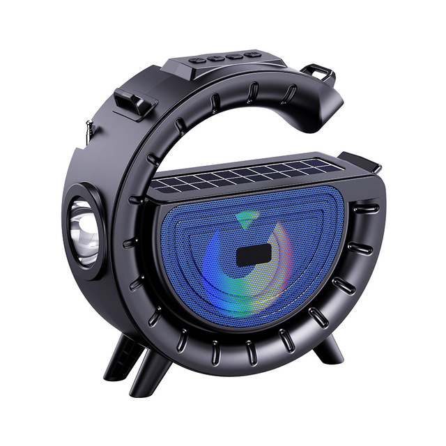 Portable Subwoofer Portable Speakers Waterproof Outdoor Garden Speaker Solar Wireless Speaker With Solar Charging