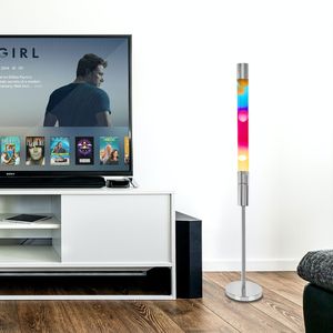 Wholesales Standing Large Glass Bottle Motion Night Light clear Water <strong>Blue</strong> Led Floor Jumbo <strong>lava</strong> <strong>Lamp</strong> - Product Image 2