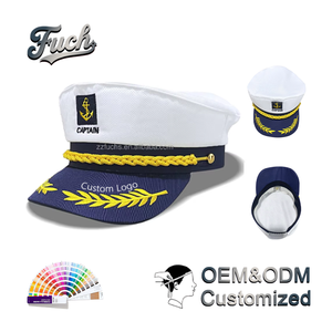 Chapeau de <span class=keywords><strong>marin</strong></span> de yacht pour femmes et hommes, en gros, pour fête de fiançailles, fête de mariage, rose, vert, violet, blanc, bleu - Product Image 1