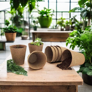 100% Eco-Friendly and Biodegradable Pulp Garden Pots - Product Image 1