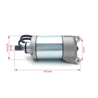 Motor Starter CB250-F untuk Sepeda Motor, Starter Elektrik Mesin 11 Gigi untuk ZONGSHEN 250CC