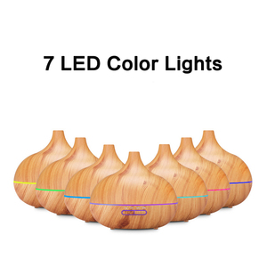 Mát Mist Water Drop công nghệ tinh dầu độ ẩm máy lọc không khí Máy phun sương ánh sáng hạt gỗ hương thơm khuếch tán - Product Image 2