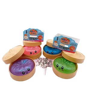 กล่องสุ่มขนมซาลาเปาไส้มอลโทสเนื้อนุ่มวิบวับ ของเล่นบีบคลายเครียดหลากสีสัน ของเล่นเสริมพัฒนาการประสาทสัมผัส - Product Image 1