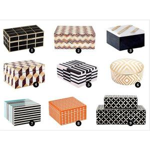 Caja de Joyería de Madera con Logotipo Personalizable y Diseño Decorativo para Collares, Pendientes, Anillos y Pulseras - Product Image 4