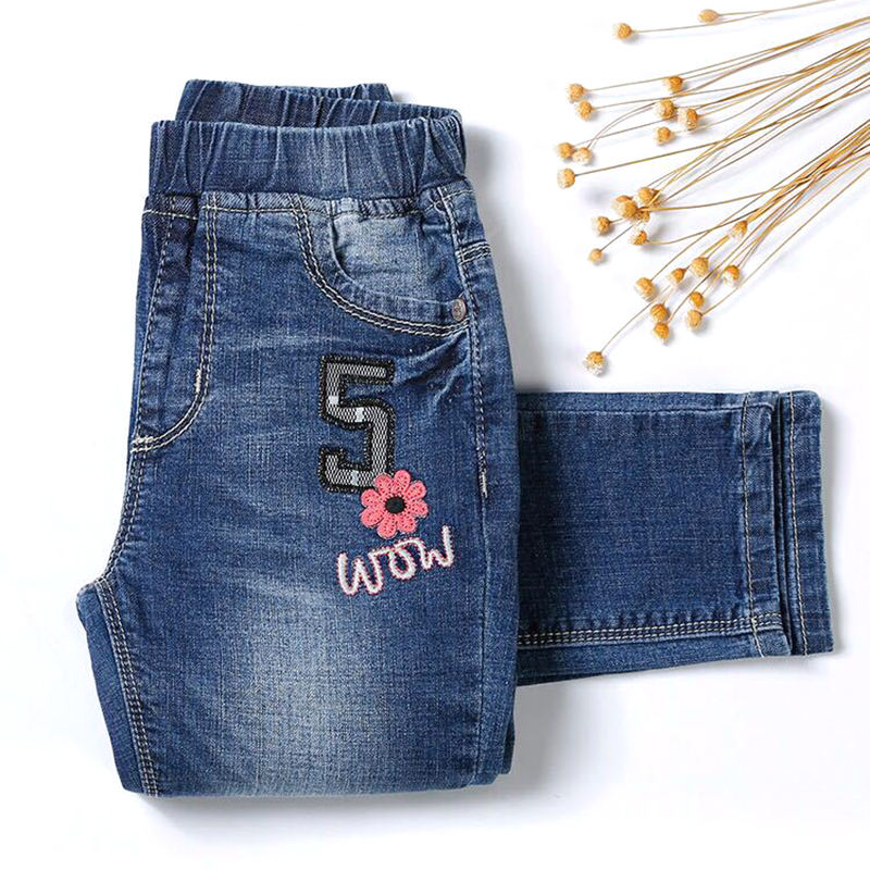 sale ins kids jeans neutral design children jeans girls pants