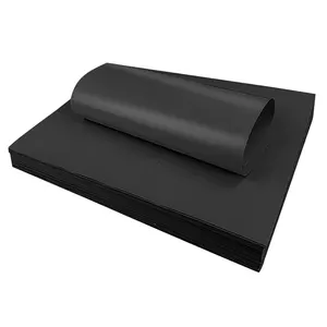 Çin üretimi kağıt levha siyah yapışkanlı kağıt silikon kaplı yapışkanlı kağıt