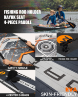 Planche de SUP personnalisée en stock 11'6''x35''x6'' en matériau Drop Stitch, planches de paddle gonflables avec accessoires