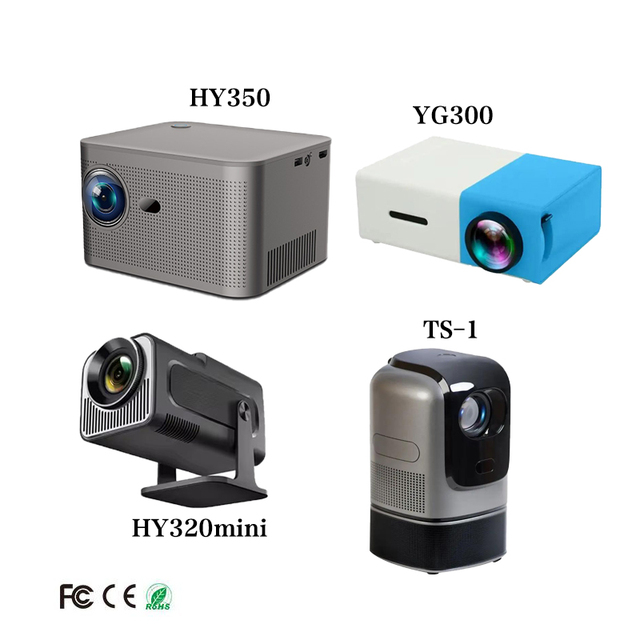 Fashionable High Quality HY350 Ts- 1 HY320mini YG300 Mini 4K Android 11 300ANSI Portable Home Theater LED Lamp Dual Projector