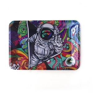 Fabricants Portable Offre Spéciale Pas Cher Logo Personnalisé Imprimé Dessin Animé Anime Grand Grand Plateau De Service En Étain De <span class=keywords><strong>Tabac</strong></span> Plateau Roulant En Métal - Product Image 3