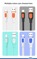 Cable de Carga Rápida para Teléfono Móvil Veaqee, Cable USB Tipo C de 60 W, Cable PD para Cargar Celulares, Cable de Carga de C a C de 60 W para Celulares Xiaomi