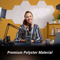 Panneaux acoustiques en fibre de polyester ignifuge haute densité pour la décoration intérieure