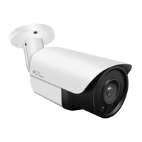 Caméra de sécurité AI 8MP couleur 30m POE Bullet Design avec carte SD et boîtier métallique bidirectionnel