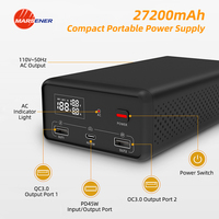 Générateur solaire MPPT 122W, 100Wh, onde sinusoïdale pure, station d'alimentation portable, 110V/220V, panneau solaire 40W, type-C, batterie externe, extérieur
