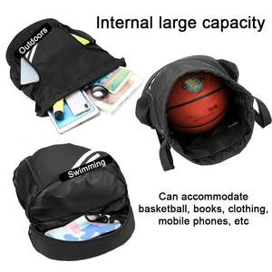 Sac à dos en maille grande capacité pour articles mouillés, idéal pour la natation, la gym, l'entraînement, sac à cordon anti-sable, sac de plage – Échantillon gratuit - Product Image 3