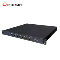 Chasis de Servidor 1U para Aplicaciones de Firewall, 6 Puertos LAN, 4 SFP+ 10G, 12.ª Generación H610 Q670 Mikrotik, Carcasa Industrial de 1U para Montaje en Rack