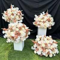 Flores Artificiales de Seda Hechas a Mano de Alta Gama, Duraderas, Realistas y Suaves, para Juegos de Mesa, Decoraciones de Boda, Navidad, Día de la Madre