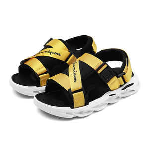 รองเท้าแตะคอร์กสำหรับเด็ก,รองเท้า Clogs สไตล์เรียบง่ายน้ำหนักเบาออกแบบได้ตามต้องการสำหรับฤดูร้อน - Product Image 2