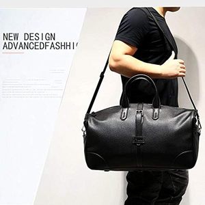 กระเป๋าเดินทางแบบถือสะพายไหล่สำหรับเดินทางธุรกิจ ทำจากหนังวีแกน ยี่ห้อผู้ผลิต (Private Label) ขนาดพกพาสะดวก - Product Image 6