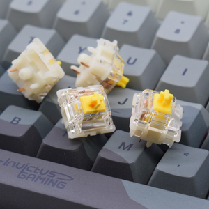 สวิตช์ GATERON KS-9 <span class=keywords><strong>Silent</strong></span> 2.0 แบบ 5 ขา สีแดง/เหลือง/ดำ/ขาว โปร่งใส - Product Image 4