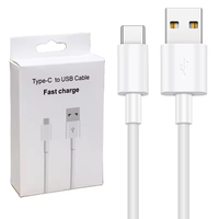 Kabel USB-C Tipe C 2.1A Laris Manis, Pengisian Cepat, Kabel Data Ponsel untuk Samsung, Tembaga Murni, Sudut Siku