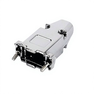 Carcasa Metálica de Aleación de Zinc para Conector D-SUB de 9 Pines, Tipo Liso, DB9, DB15, para Cable - Product Image 1