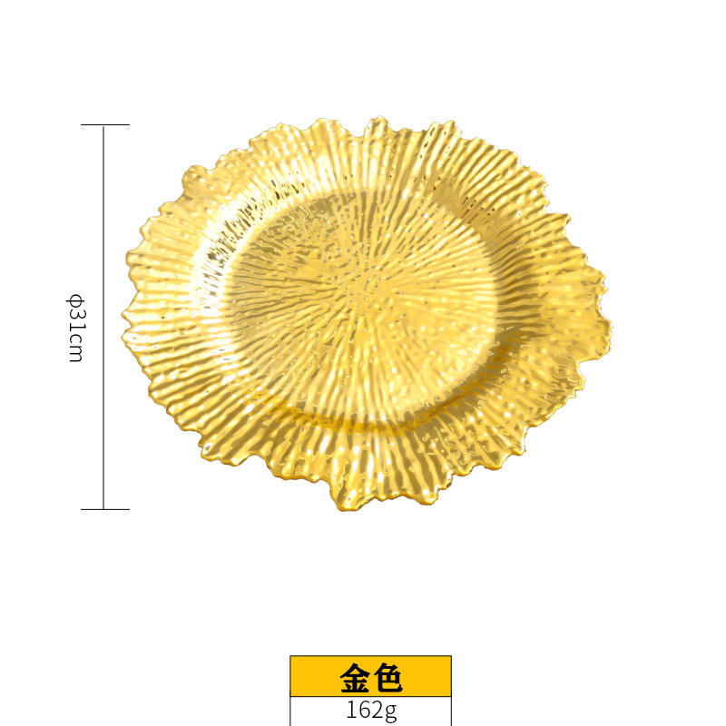 821 disque irrégulier-or