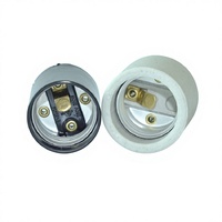 Support de lampe de bureau en céramique avec interrupteur torsadé E27, pour lampe électrique en bois, luminaire