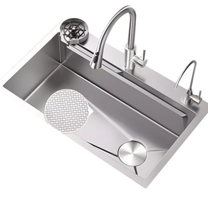 <span class=keywords><strong>Lavello</strong></span> da Cucina Sottopiano in Acciaio Inox 304 Spesso, con Goffratura a Nido d'Ape, Rivestimento Nano PVD, Lusso Leggero, Grande Capacità - Product Image 1