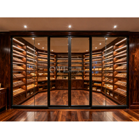 Présentoir en bois personnalisé pour magasin de fumée Présentoir à cigarettes Armoire à cigares Meubles de chambre à cigares