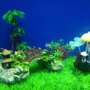 Fabrikant Levert <span class=keywords><strong>Aquarium</strong></span> Landschapsarchitectuur Decoratieve Antieke Bruguitrusting Milieuvriendelijk Hars Schildpad Klimplatform - Product Image 1