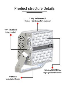 Projecteurs de stade étanches IP65 haute luminosité, angle de faisceau 60/90°, garantie 5 ans pour terrain de basketball FL-T - Product Image 6