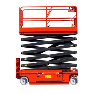 Scissor Lift điện ngoài trời nâng nền tảng cho kết cấu thép địa hình gồ ghề Scissor Lift