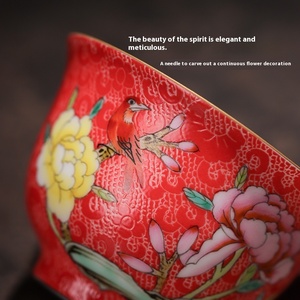 Jingdezhen chính thức nhiệt độ cao trắng gốm sứ Kung Fu Bộ trà nướng Hoa Chủ cốc cá nhân Đĩa trà - Product Image 1