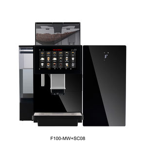 Cafetera Automática Dr.Coffee F100-MPW, Máquina de Espresso de Granos a Taza con Función de Polvo para Negocios, 3 en 1 Cappu - Product Image 4