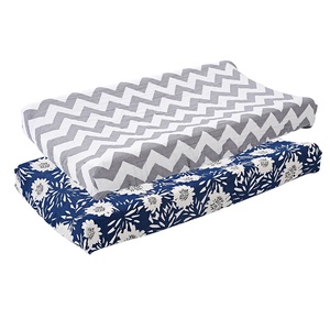 Protège-<span class=keywords><strong>matelas</strong></span> de table <span class=keywords><strong>à</strong></span> <span class=keywords><strong>langer</strong></span> pour bébé en coton pur imprimé, motif dessin animé, hiver, 60 fils, lavable - Product Image 4