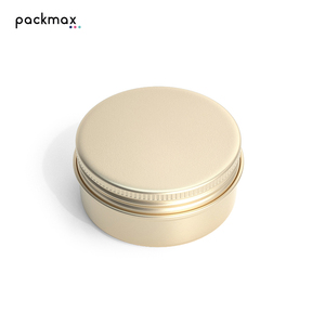 Pot cosmétique en aluminium 57*27mm 50g pour crème hydratante - Boîte vide 50ml pour crème pour les mains, crème pour les yeux, cire capillaire - Vente en gros - Product Image 2