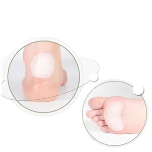 Almohadillas invisibles antiampollas para el talón, acolchado de algodón ovalado transparente para el cuidado de los pies de las mujeres, verano, invierno, primavera, otoño - Product Image 5