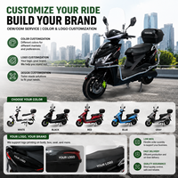Bicicleta Eléctrica de Diseño OEM de Moda, Motocicleta Eléctrica de Alta Velocidad de 1000w, Scooter, Venta al por Mayor, Bicicleta Eléctrica