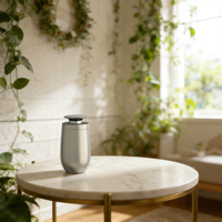 Nouveau diffuseur d'arômes purificateur d'air sans eau portable pour la maison, fonctionnant sur piles, 10 ml, rechargeable par USB, contrôlé par application, en aluminium