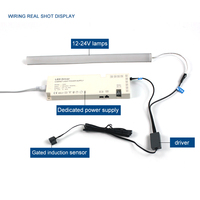 DC12V/24V 5A 60W kabinet LED Dimmer saklar Sensor pintu tunggal untuk lampu lemari