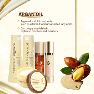 Champú y Acondicionador con Aceite de Argán para el Tratamiento del Cabello, Sin Sulfatos ni Parabenos, Equilibrio Suave del Cuero Cabelludo, Anticaspa, para Todo Tipo de Cabello - Product Image 2