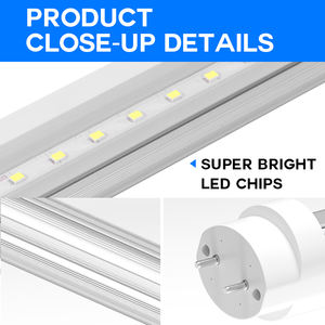 Lampu <span class=keywords><strong>LED</strong></span> T8 Aluminium Bertenaga Ganda Ujung G13 Tipe B 9W 13W 18W OEM 2FT 3FT 4FT - Product Image 4