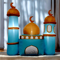 6FT personnalisé Eid Mubarak gonflable mosquée Hajj Ramadan décorations avec Led