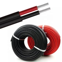 Tüv einzigen twin core 2,5 mm2 4mm2 6mm2 10mm2 10awg 12awg 14awg solar energie system draht kabel
