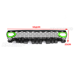 Rejilla de malla para parachoques delantero, rejilla superior para capó, estilo Dodge Charger SRT/Scat Pack 2015-2019 - Product Image 3