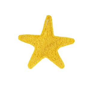 Jouets pour chats en luffa naturel en forme de patte, friandises modernes en carton en forme d'étoile de mer pour le nettoyage buccal, suppléments anti-stress - Product Image 1