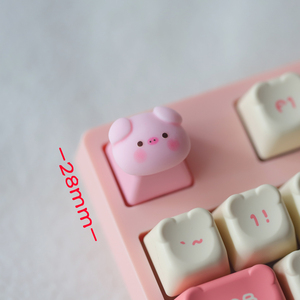 Hải Quan dễ thương con heo đất Keycaps cá nhân Sáng Tạo Trang trí bàn phím ESC phím cho bàn phím cơ khí móc khóa - Product Image 2
