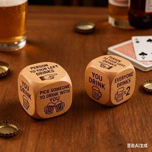 Juegos <span class=keywords><strong>para</strong></span> parejas: <span class=keywords><strong>Dados</strong></span> de decisiones sensuales poliédricos de madera, accesorio de juego <span class=keywords><strong>para</strong></span> <span class=keywords><strong>dados</strong></span> grabables, <span class=keywords><strong>dados</strong></span> <span class=keywords><strong>para</strong></span> citas nocturnas de parejas, cubos de historias - Product Image 4